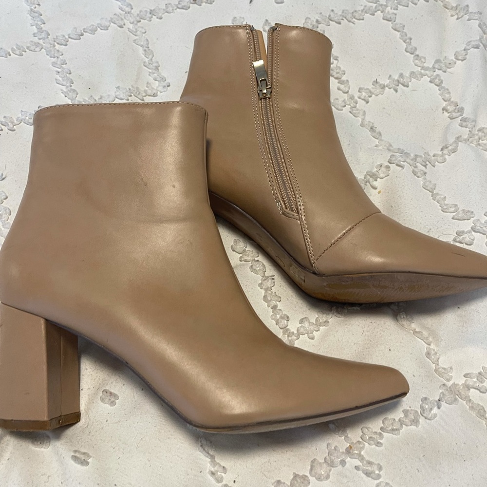 Nude booties